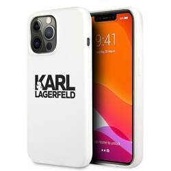 KARL LAGERFELD KLHCP13LSLKLWH IPHONE 13 PRO / 13 6.1 "SILICONE STACK LOGO BIAŁY / WHITE