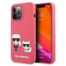 KARL LAGERFELD KLHCP13LSSKCP IPHONE 13 PRO / 13 6.1 "HARDCASE PINK / PINK SILICONE KARL & CHOUPETTE