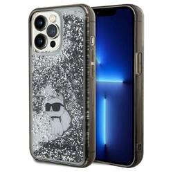 KARL LAGERFELD KLHCP13XLKCNSK IPHONE 13 PRO MAX 6.7 "TRANSPARENT HARDCASE LIQUID GLITTER CHOUPETTE