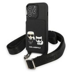 KARL LAGERFELD KLHCP13XSAKCHSK IPHONE 13 PRO MAX 6.7 "HARDCASE SAFFIANO KARL & CHUPETTE EMBOSSED