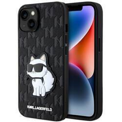 KARL LAGERFELD KLHCP14MSAKHPCK IPHONE 14 PLUS / 15 PLUS 6.7 "BLACK / BLACK SAFFIANO CHUPETTE