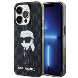 KARL LAGERFELD KLHCP15XHNKMKLK IPHONE 15 PRO MAX 6.7 "BLACK/BLACK HARDCASE MONOGRAM ICONIK