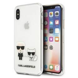 KARL LAGERFELD KLHCPXCKTR IPHONE X/XS HARDCASE TRANSPARENT KARL & CHUPETTE