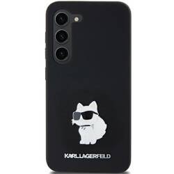 KARL LAGERFELD KLHCSA35SMHCNPK A35 A356 BLACK/BLACK HARDCASE SILICONE CHOUPETTE METAL PIN