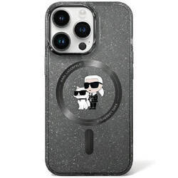 KARL LAGERFELD KLHMN61HGKCNOK IPHONE 11 / XR 6.1 "BLACK / BLACK HARDCASE KARL & CHUPETTE GLITTER MAGSAFE