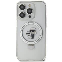 KARL LAGERFELD KLHMN61HMRSKCH IPHONE 11 / XR 6.1 "BIALY / WHITE HARDCASE RING STAND KARL & CHUPETTTE MAGSAFE