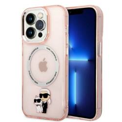 KARL LAGERFELD KLHMP14XHNKCIP IPHONE 14 PRO MAX 6.7 "HARDCASE PINK/PINK ICONIC KARL & CHUPETTE MAGSAFE