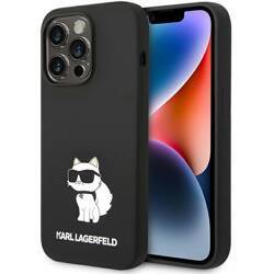 KARL LAGERFELD KLHMP14XSNCHBCK IPHONE 14 PRO MAX 6.7 "HARDCASE BLACK/BLACK SILICONE CHOUPETTE MAGSAFE