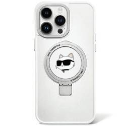 KARL LAGERFELD KLHMP15MHMRSCHH IPHONE 15 PLUS / 14 PLUS 6.7 "BIAŁY / WHITE HARDCASE RING STAND CHUPETTE HEAD MAGSAFE