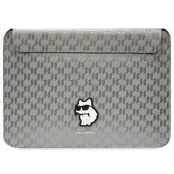 KARL LAGERFELD SLEEVE KLCS14SAKHPCG 14 "SREBRRY/SILVER SAFFIANO MONOGRAM CHUPETTE