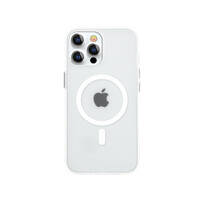 KINGXBAR PQY ELEGANT SERIES MAGNETIC CASE FOR IPHONE 13 PRO HOUSING COVER WHITE (MAGSAFE COMPATIBLE)