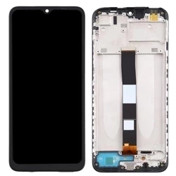 LCD DISPLAY REDMI 9A/9C + FRAME BLACK