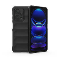 MAGIC SHIELD CASE FOR XIAOMI REDMI NOTE 12 PRO+ FLEXIBLE ARMORED COVER BLACK