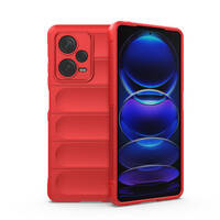 MAGIC SHIELD CASE FOR XIAOMI REDMI NOTE 12 PRO+ FLEXIBLE ARMORED COVER RED