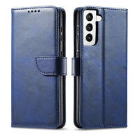 MAGNET CASE ELEGANT CASE COVER COVER WITH A FLAP AND STAND FUNCTION FOR SAMSUNG GALAXY S22 ULTRA BLUE