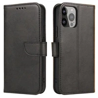 MAGNET CASE WITH FLAP AND WALLET FOR TECNO SPARK 10 - BLACK
