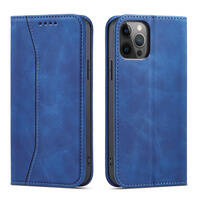 MAGNET FANCY CASE CASE FOR IPHONE 12 PRO MAX POUCH CARD WALLET CARD STAND BLUE