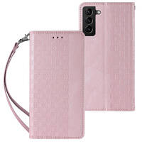 MAGNET STRAP CASE CASE FOR SAMSUNG GALAXY A23 5G FLIP WALLET MINI LANYARD STAND PINK
