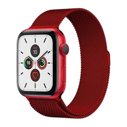 MAGNETIC STRAP WATCH 6/5/4/3/2 / SE (44/42MM)) MAGNETIC BAND RED