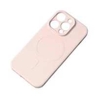 MAGSAFE COMPATIBLE SILICONE CASE FOR IPHONE 15 PLUS SILICONE CASE - CREAM