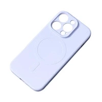 MAGSAFE COMPATIBLE SILICONE CASE FOR IPHONE 15 PRO MAX SILICONE CASE - BLUE