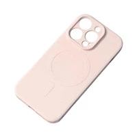 MAGSAFE COMPATIBLE SILICONE CASE FOR IPHONE 15 PRO MAX SILICONE CASE - CREAM