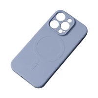 MAGSAFE COMPATIBLE SILICONE CASE FOR IPHONE 15 SILICONE CASE - GRAY