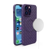 MAGSAFE WOVEN CASE FOR IPHONE 15 PRO MAX - PURPLE