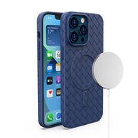 MAGSAFE WOVEN CASE FOR IPHONE 15 PRO - NAVY BLUE