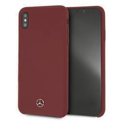 MERCEDES MEHCI65SILRE IPHONE XS MAX RED HARDCASE SILICONE LINE