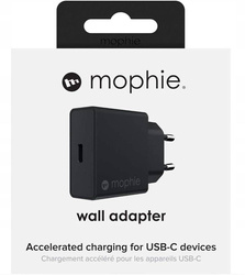 MOPHIE WALL CHARGER 18W USB-C BLACK