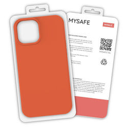 MYSAFE SILICONE CASE IPHONE 13 MINI ORANGE BOX