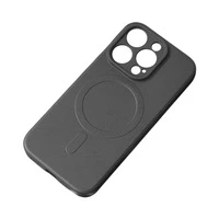 MagSafe Compatible Silicone Case for iPhone 15 Silicone Case - Black