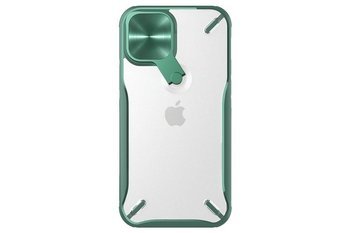 NILLKIN CASE WITH FLAP FOR CAMERA AND FOLDING STAND IPHONE 12 PRO MAX GREEN