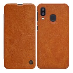 NILLKIN QIN LEATHER CASE SAMSUNG GALAXY A40 BROWN