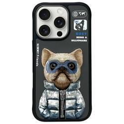 Nimmy etui iPhone 16 Pro 6.3"             czarny/black Cool&Cute 2.0 Dog