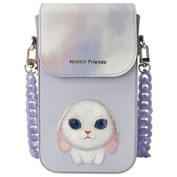 Nimmy torebka na telefon                  fioletowy/purple Big Eyed Pet 2.0 Rabbit