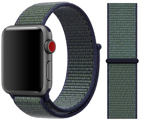 ORIGINAL APPLE  NIKE SPORT LOOP 44MM MRPF2AM/A MIDNIGHT FOG BAND WITHOUT PACKAGING