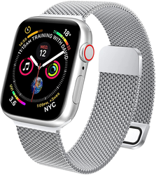 ORIGINAL BAND APPLE MILANESE 45MM MTU62ZM/A SILVER WITHOUT PACKAGING