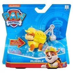 PAW PATROL TOY ACTION FIGURE WITH SOUND RUBBLE WITH BACKPACK