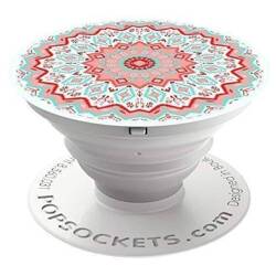 PopSockets Expanding Stand and Grip for Smartphones and Tablets - Aztec Mandala Red