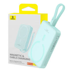Powerbank Baseus Magnetic Mini 10000mAh 20W MagSafe (mint)