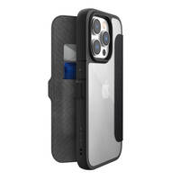 RAPTIC X-DORIA URBAN FOLIO CASE IPHONE 14 PRO FLIP COVER BLACK