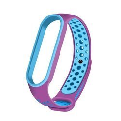 REPLACEMENT SILICONE WRISTBAND XIAOMI MI BAND 5 DOTS VIOLET-BLUE