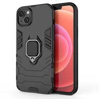 RING ARMOR CASE FOR IPHONE 14 PLUS ARMORED COVER MAGNETIC HOLDER RING BLACK