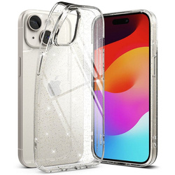 RINGKE AIR IPHONE 15 GLITTER CLEAR