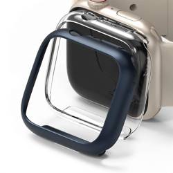 RINGKE SLIM 2-PACK APPLE WATCH 7 (41 MM) CLEAR & METALLIC BLUE