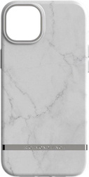 Richmond & Finch iPhone 15 Plus/14 Plus case, White Marble