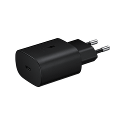 SAMSUNG  POWER CHARGER EP-TA800NBE USB-C FAST CHARGE 25W GP-PTU021SOABQ BLACK BULK