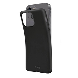 SBS Black Polo One Cover Semi-hard, silk touch, for iPhone 14/13